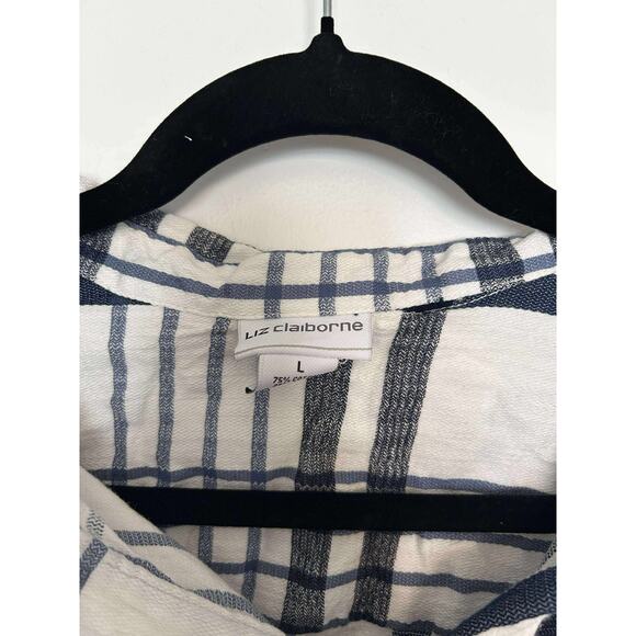Liz Claiborne size Large Flannel Shirt - Picture 2 of 3